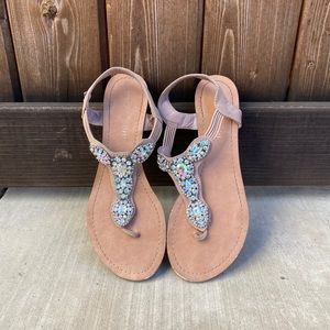 Madden Girl Jewl Flat Sandals - size 9